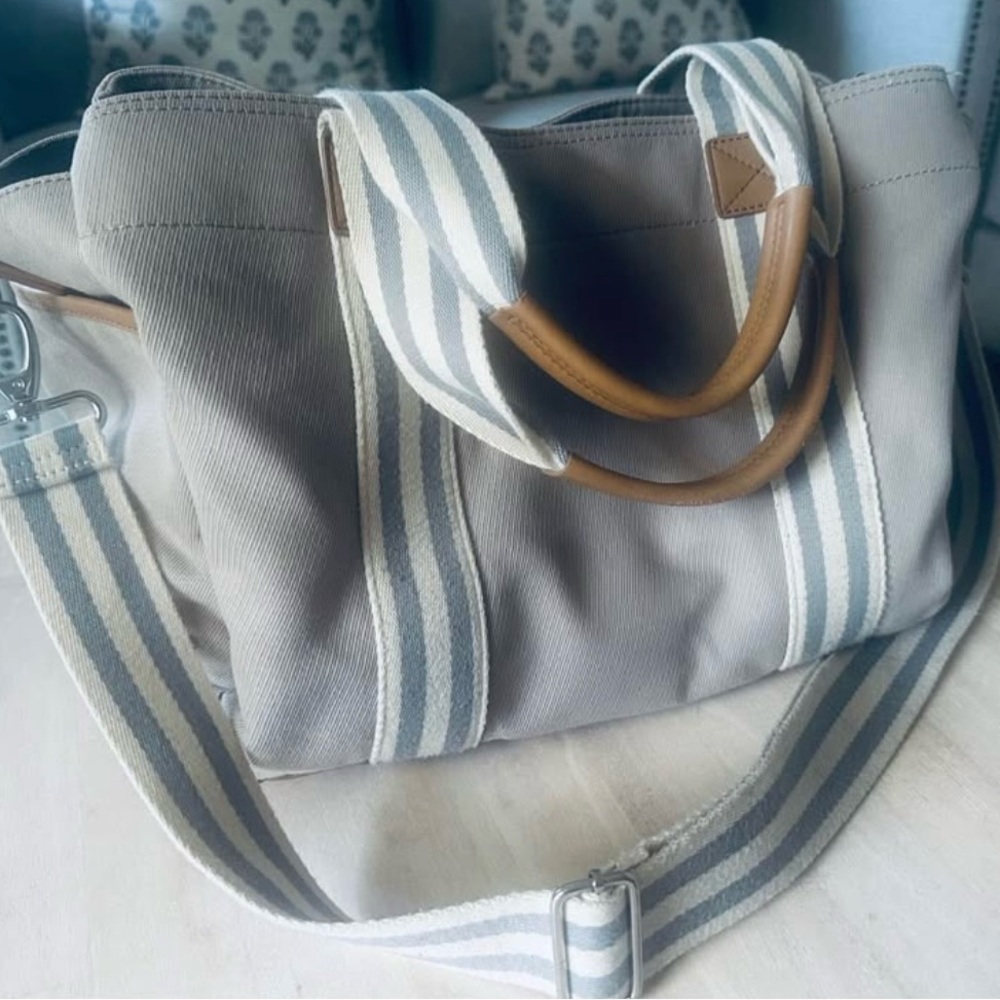 Pottery Barn Kids Classic Diaper Bag Grey